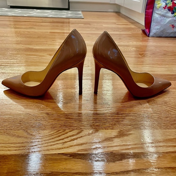 Christian Louboutin Pigalle Nude Patent Leather Heels - Picture 8 of 8